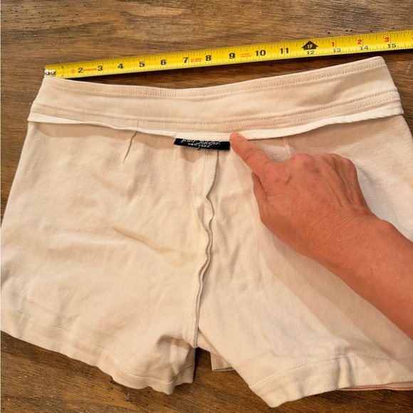 y2k Betsey Johnson Vintage High Waisted Button Shorts White Red Buttons - Picture 7 of 9